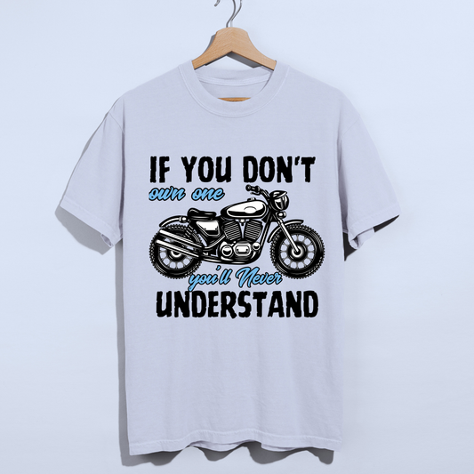 Never Understand Unisex biker T-shirt