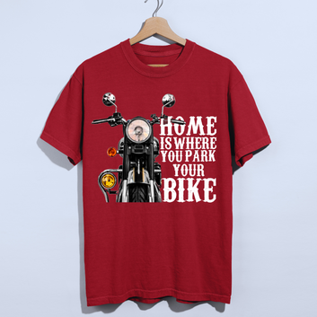 Home Is Where You Park Your Bike Unisex T-shirt