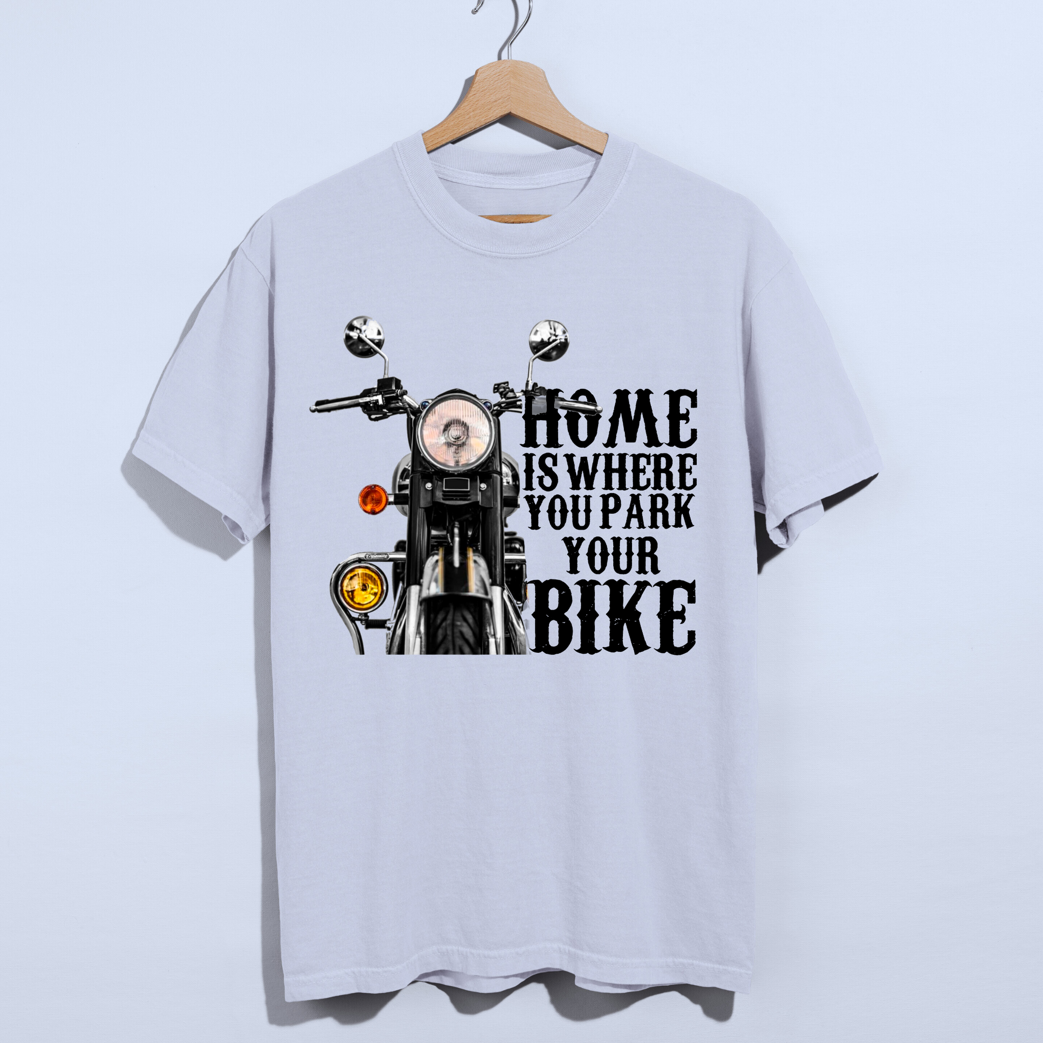 Home Is Where You Park Your Bike Unisex T-shirt